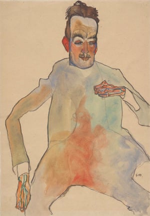 Triumph of the libido … Cellist (Egon Schiele, 1910).