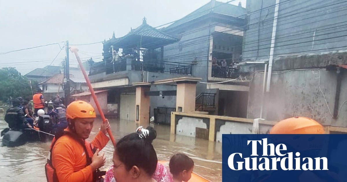 Flash floods in Indonesia leave at least 15 people dead and 10 missing