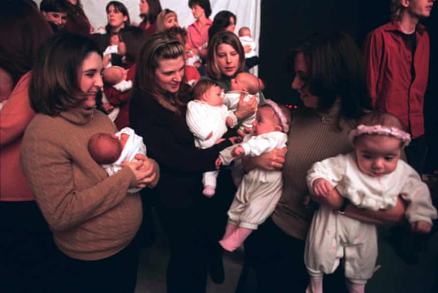 Widows of 9/11 with their newborns.