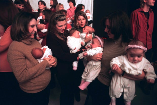 Widows of 9/11 with their newborns.