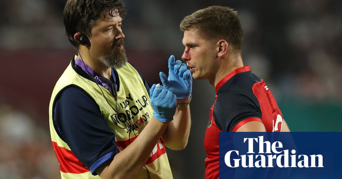 England’s Owen Farrell ‘missing part of his nose’ after bruising win over USA