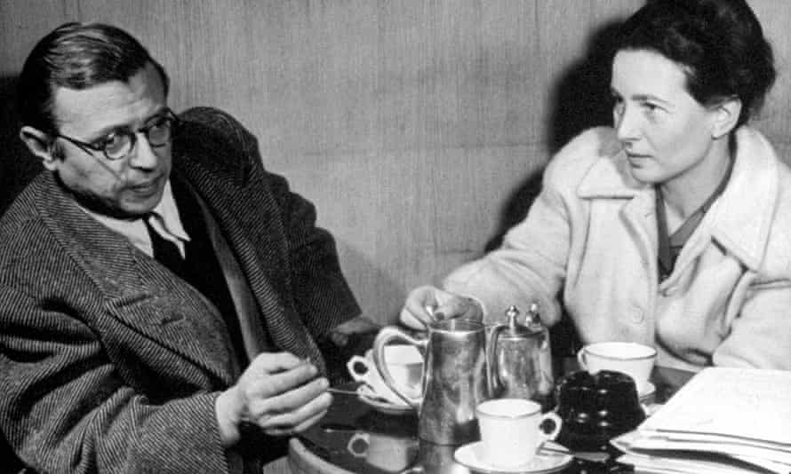 Jean Paul Sartre and Simone de Beauvoir.