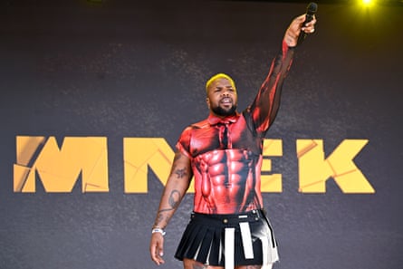 MNEK performing at Pride In London in July.