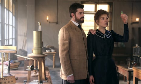 Sam Riley plays Pierre Curie alongside Rosamund Pike’s Marie in the biopic Radioactive.