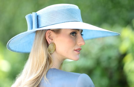 Flora Gibbs, a fashion and lifestyle writer, attends day one of Royal Ascot .