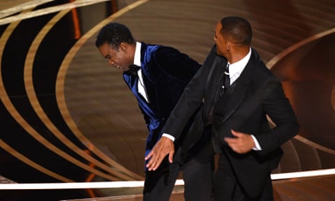 ‘I was going through something that night’ … Will Smith slapping Chris Rock during the 94th Oscars in Hollywood.