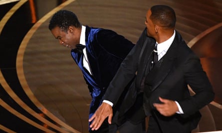  Smith slaps Chris Rock astatine  the Oscars.