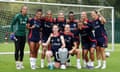 Manchester United players in good spirits during this month’s pre-season camp in Marbella.