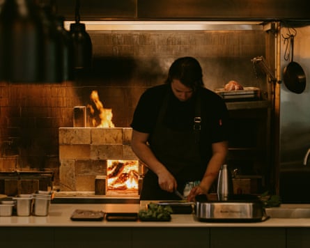 The kitchen at the Michelin star-winning restaurant Botanic in Adelaide