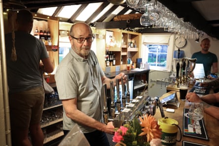 Clive Bullen, one of the major forces behind the pub’s rescue.