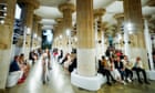 Barcelona police criticised for baton charge at protest over fashion show