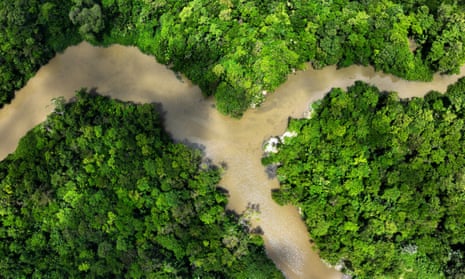 Polluted water in the Piraiba river in the Brazilian Amazon.