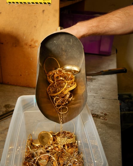 Gold products at Hatton Garden.