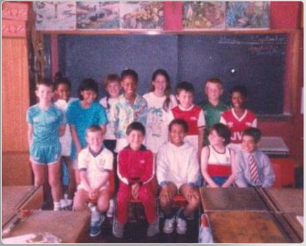 An old photo of a primary school class