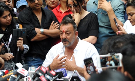 Bollywood star Sanjay Dutt released from jail | Movies | The Guardian