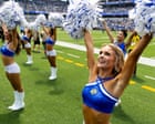 Cheerleaders and a tennis-playing robot: photos of the weekend Cheerleaders and a tennis-playing robot: photos of the weekend