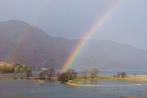 Campaign for National Parks photography competition 2021, runner-up: Flooding in Derwent Water in Lake District national park by Jon Roberts