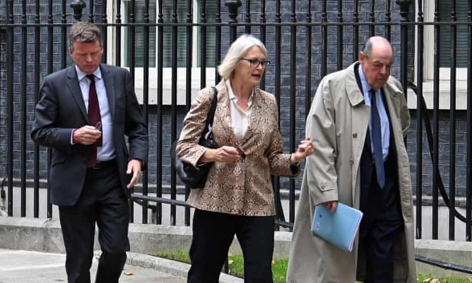 Margot James (centre) with Richard Benyon (left) and Nicholas Soames (right)