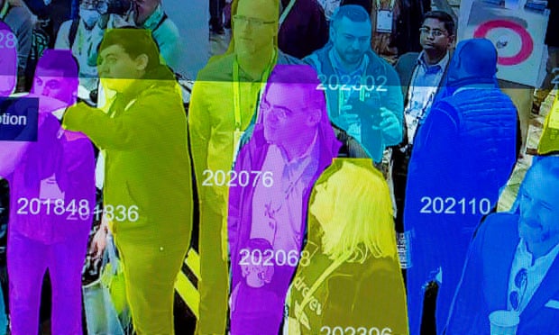 FILES-US-IT-LIFESTYLE-PRIVACY-POLICE<br>(FILES) In this file photo taken on January 10, 2019, a live demonstration uses artificial intelligence and facial recognition in dense crowd spatial-temporal technology at the Horizon Robotics during CES 2019 in Las Vegas. - A majority of Americans trust law enforcement to use facial recognition technology responsibly but fewer are comfortable about its deployment by the private sector, a poll showed on September 5, 2019. The Pew Research Center survey found US adults have confidence in law enforcement on using the artificial intelligence systems by a 56-39 percent margin, and a larger majority endorse the use of the technology to assess security threats in public spaces. (Photo by DAVID MCNEW / AFP)DAVID MCNEW/AFP/Getty Images