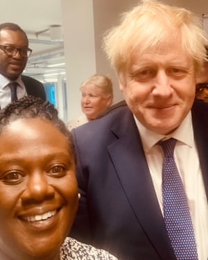 Neomi Bennett with Boris Johnson