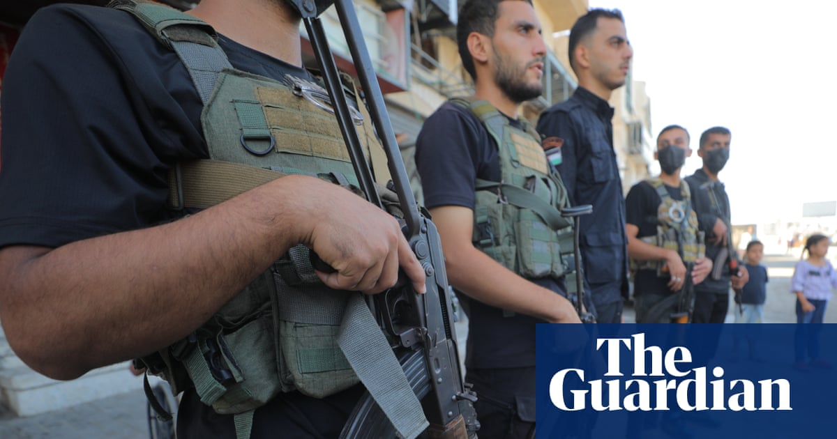 Hamas's aim to retain authority in Gaza involves keeping the guns