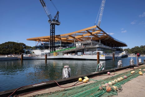 Construction at Sydney’s new fish market site