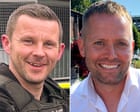 Families release pictures of police officers killed in A66 crash in which five others died