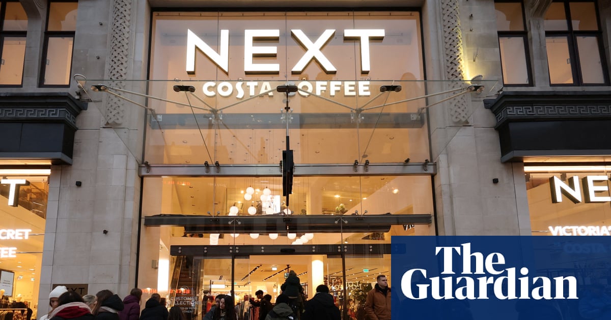 Next expects profits to top £1.1bn after bumper festive sales