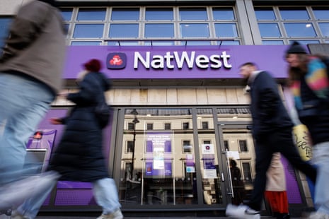A NatWest bank branch in central London