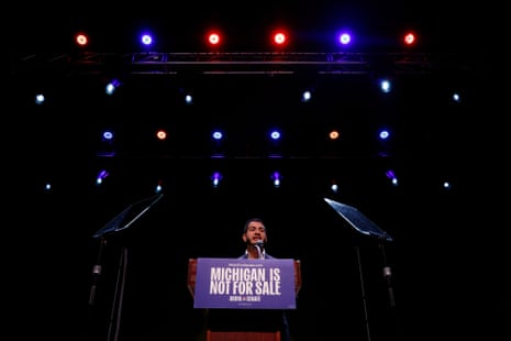Abdul El-Sayed, the Democratic Senate nominee for Michigan