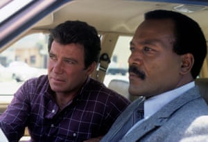 William Shatner and Jim Brown in Anatomy of a Killing, a 1984 episode of the TV series TJ Hooker