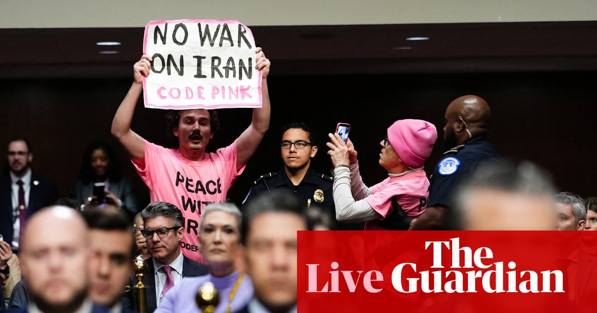 Code Pink protester crashes Hegseth’s Senate testimony to condemn ‘war for Israel’