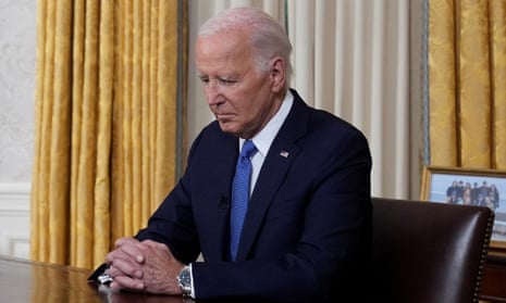 Netanyahu tells Congress ‘America and Israel must stand together’ as thousands protest speech – live Joe Biden pauses before beginning his speech.