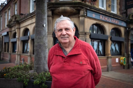 Gary Gill outside the King's Arms