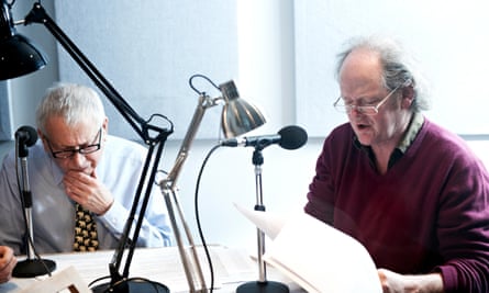 Paul Bailey, left, with Craig Brown, recording a Craig Brown and Friends podcast, 2012