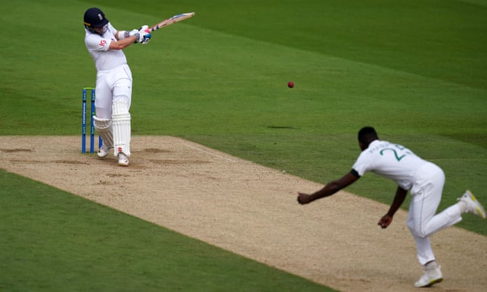 England beat South Africa by nine wickets to win third Test and series – as it happened | England v South Africa 2022 7 England's Ollie Pope in action.