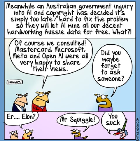 Cartoon by First Dog on the Moon titled AI Wants To Kill You, panel 2