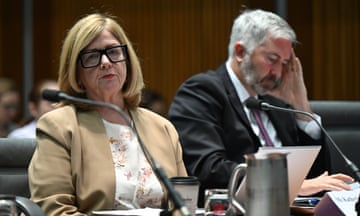 Secretary of the attorney general’s department Katherine Jones at Senate estimates in Canberra on Thursday