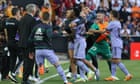 Real Madrid's Vinícius Júnior sent off for brawl after alleged racism at Mestalla