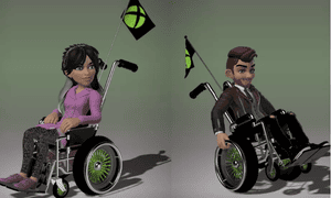 The new Xbox avatars allow players to depict themselves in wheelchairs or with prosthetic limbs