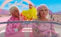 Ryan Gosling and Margot Robbie in Warner Bros’ Barbie
