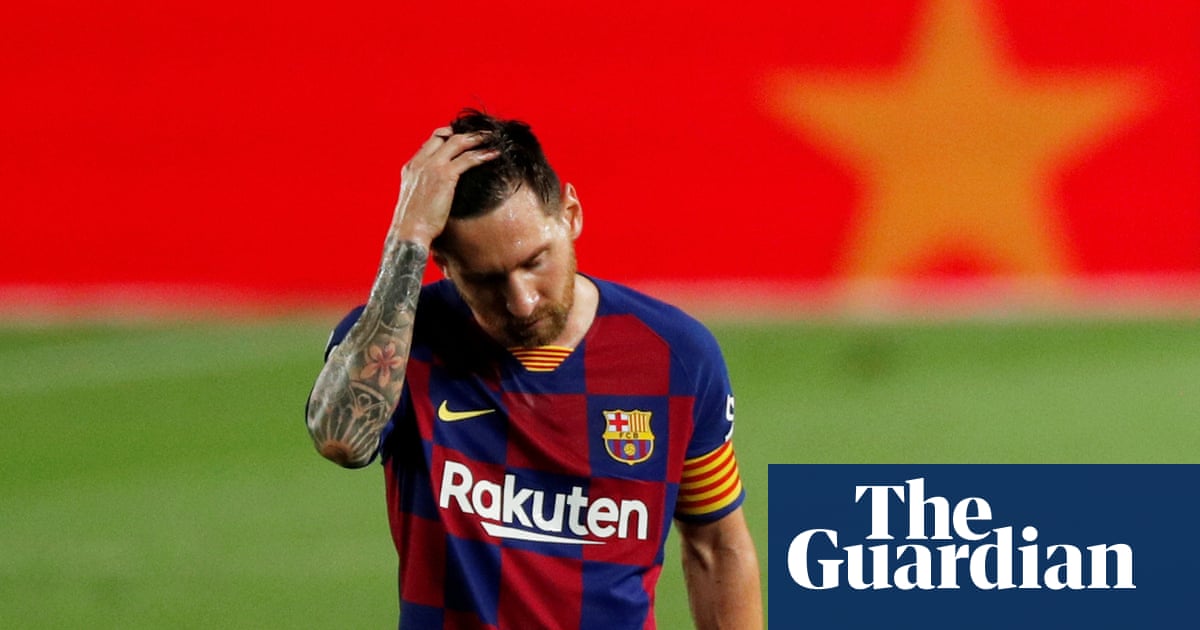 Messi blasts weak Barcelona as title defence ends with home loss to Osasuna