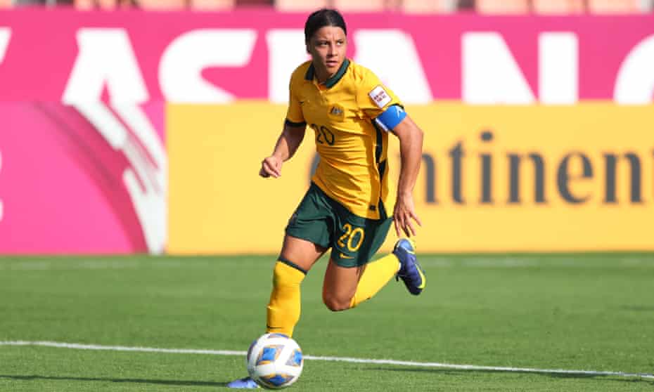 Sam Kerr needed just 11 minutes to match and subsequently surpass Tim Cahill’s national goalscoring record.