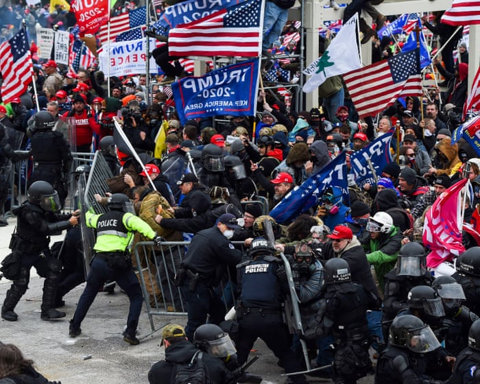 Trump refuses to rule out using ‘anti-weaponization’ fund for Capitol rioters who attacked police