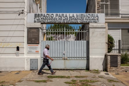 The entrance to the former clandestine detention centre in Buenos Aires known as Comisaría 5.