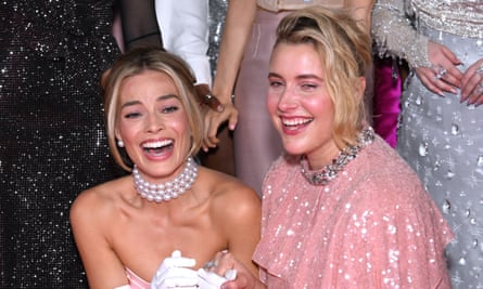 Margot Robbie and Greta Gerwig