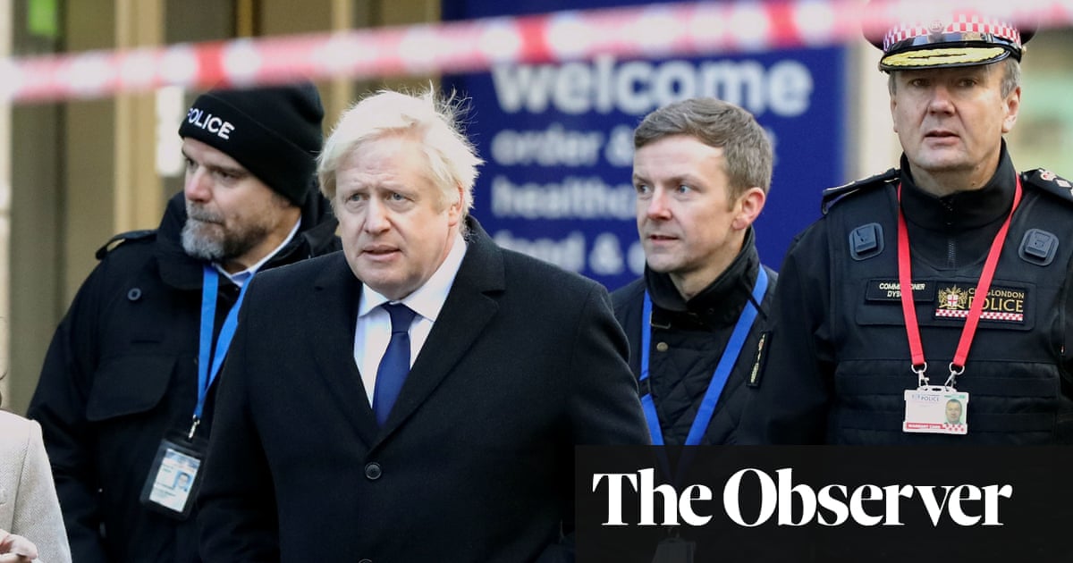 London Bridge Boris Johnson Thrusts Attack Into Centre Of Election Battle Uk News The Guardian