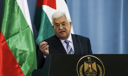Palestinian president, Mahmoud Abbas