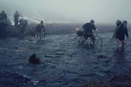 Crossing Maize Beck in the Pennines, Easter 1966