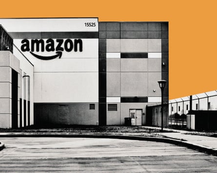 Illustration of an Amazon factory